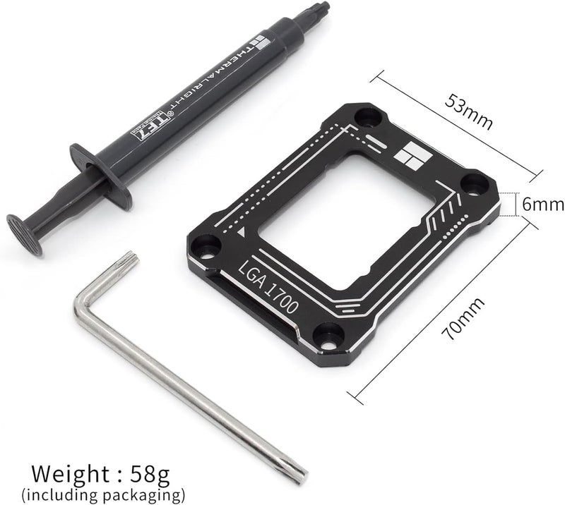 Thermalright إطار اتصال وحدة المعالجة المركزية لمجموعة التعديل LGA 1700، حامل 1700 إنتل من الجيل 12/13/14 قفل مضاد للانحناء - Image 4